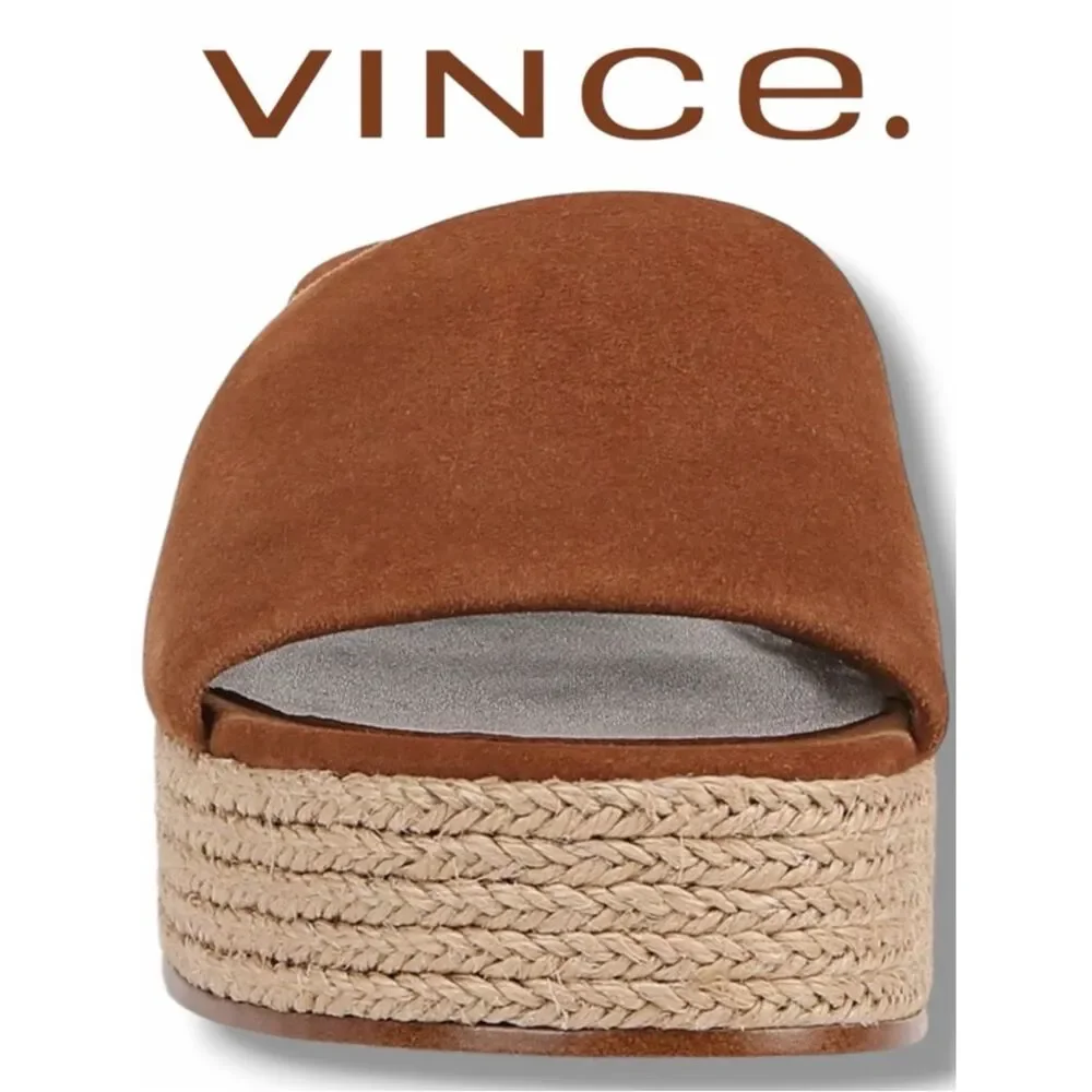 Vince Women’s Margo Platforms in the Size 9 in Sequoia Brown
